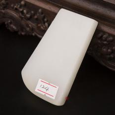 新疆和田玉黄皮羊脂白玉籽玉原料 138.3克