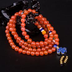 凉山联合南红玛瑙手串 77克