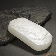 新疆和田玉白皮一级白玉 原料 86.4克