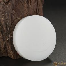 新疆和田羊脂白玉籽玉原料 手镯心 66克