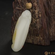 新疆和田玉黄皮白玉籽玉 安居乐业（客户代卖） 18克