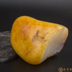 新疆和田玉红皮羊脂白玉籽玉 原料 359克