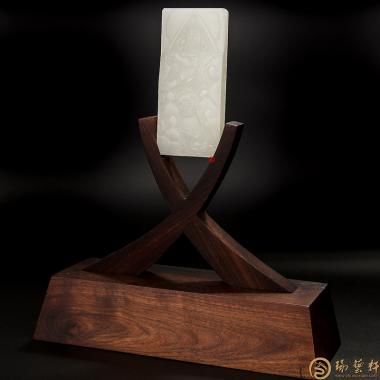 穆宇静 新疆和田羊脂白玉籽玉 转山 255克