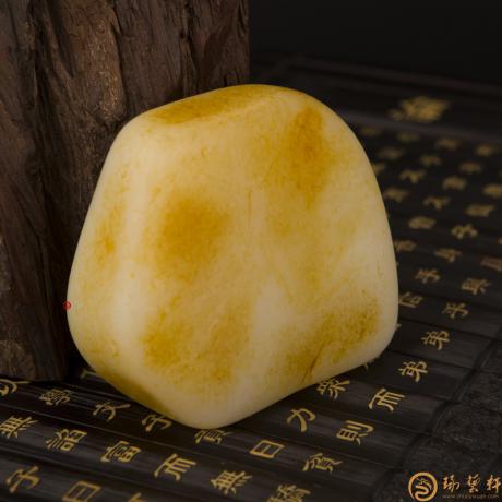 【琢艺轩】新疆和田黄皮一级白玉籽玉 原石 537.5克