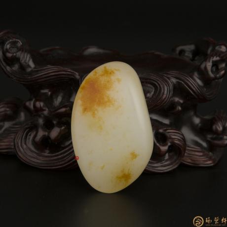 【琢艺轩】新疆和田红皮一级白玉籽玉 原石 20.2克