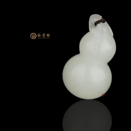 【琢艺轩】新疆和田白玉籽玉挂件 安康 12克