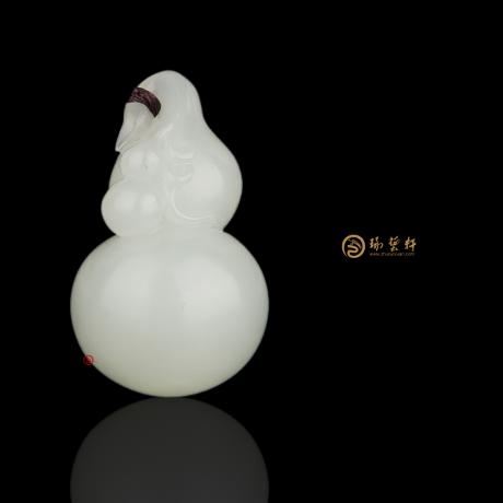 【琢艺轩】新疆和田白玉籽玉挂件 安康 11.7克