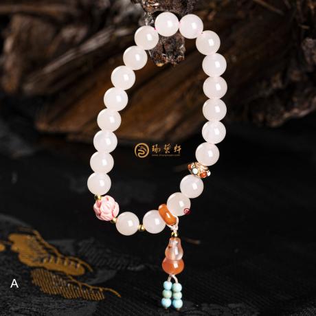藕粉玉 手链 17克
