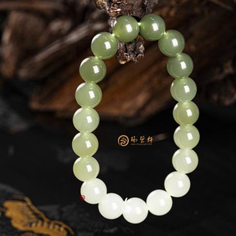 晴水玉渐变 手串 29.6克