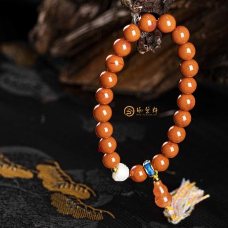 凉山南红玛瑙 手链 18.4克