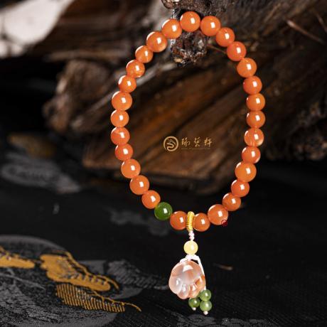 凉山南红玛瑙 手链 12克