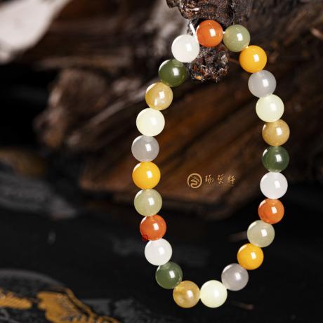 和田玉多宝手链 17克