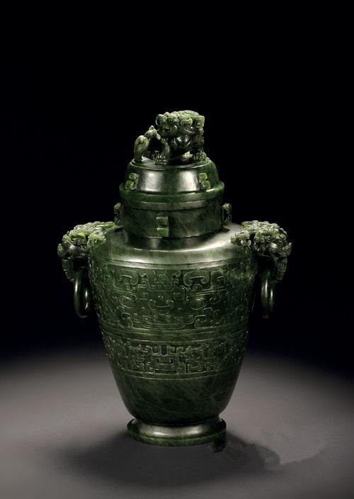 中国古董 骨董 賑やかし 和田玉 青玉 山石擺件 希少品 【仙境】 中国80年代 