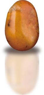 新疆和田玉黄沁白玉籽玉 原石（实价） 93.1克