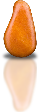 新疆和田玉红沁白玉籽玉 原石 34.4克